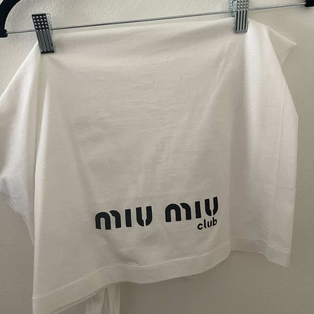 Miu Miu Beach T-Shirt skirt